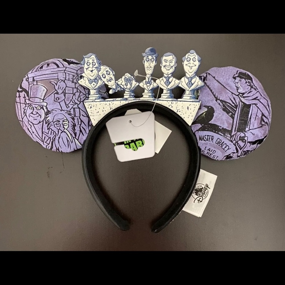 New Disney ears haunted Mansion ghost headband